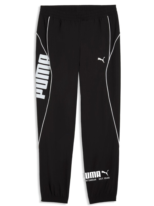 Puma Sport Woven Track Siyah Erkek Eşofman Altı - 4