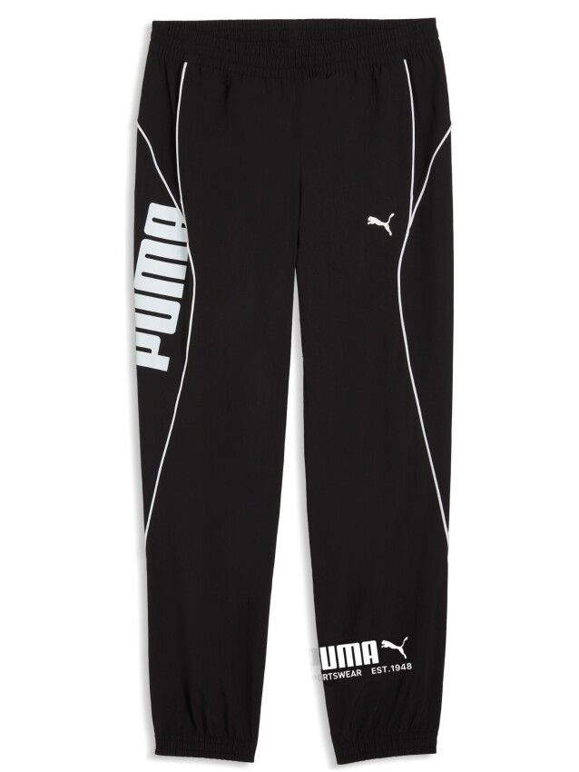 Puma Sport Woven Track Siyah Erkek Eşofman Altı - 4