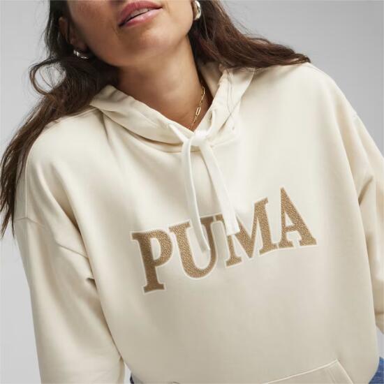 Puma PUMA SQUAD Hoodie TR Bej Kadın Sweatshirt - 4