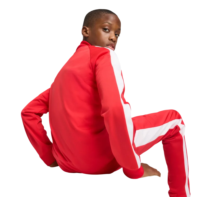 Puma T7 Always On Track Kırmızı Çocuk Eşofman Üstü - Puma (1)