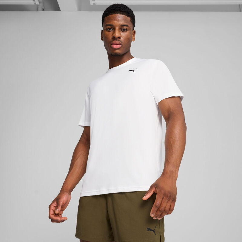 Puma Tad Ess Poly Texture Beyaz Erkek Tshirt - 2