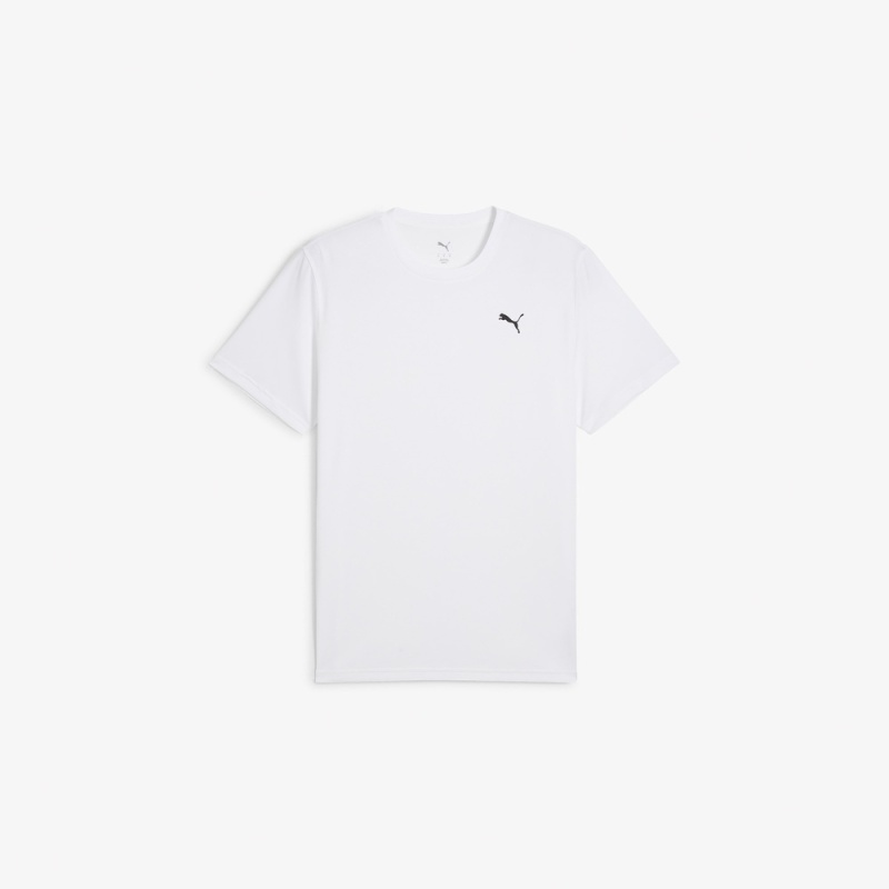 Puma Tad Ess Poly Texture Beyaz Erkek Tshirt - 4