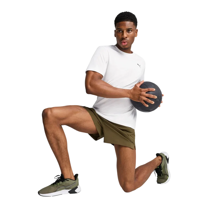 Puma Tad Ess Poly Texture Beyaz Erkek Tshirt 