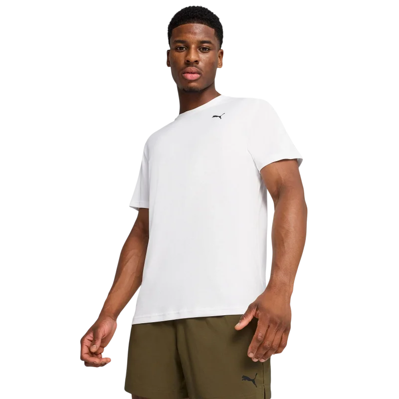 Puma Tad Ess Poly Texture Beyaz Erkek Tshirt - 2