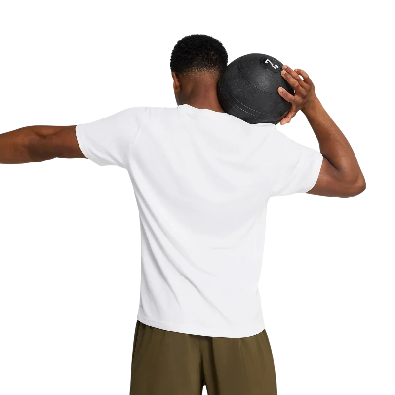 Puma Tad Ess Poly Texture Beyaz Erkek Tshirt - 3