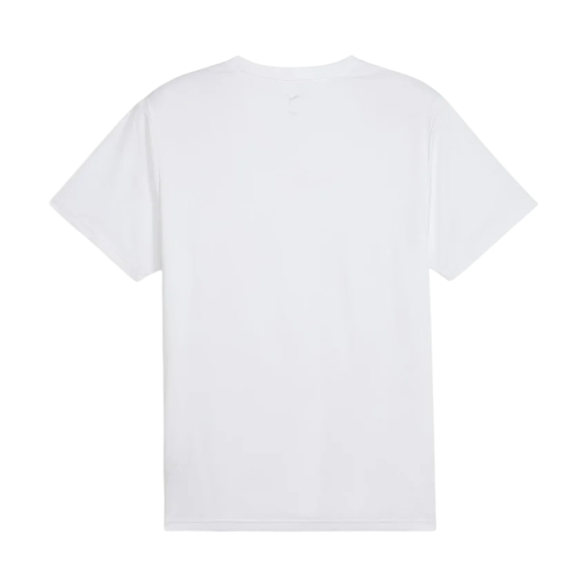 Puma Tad Ess Poly Texture Beyaz Erkek Tshirt - 5
