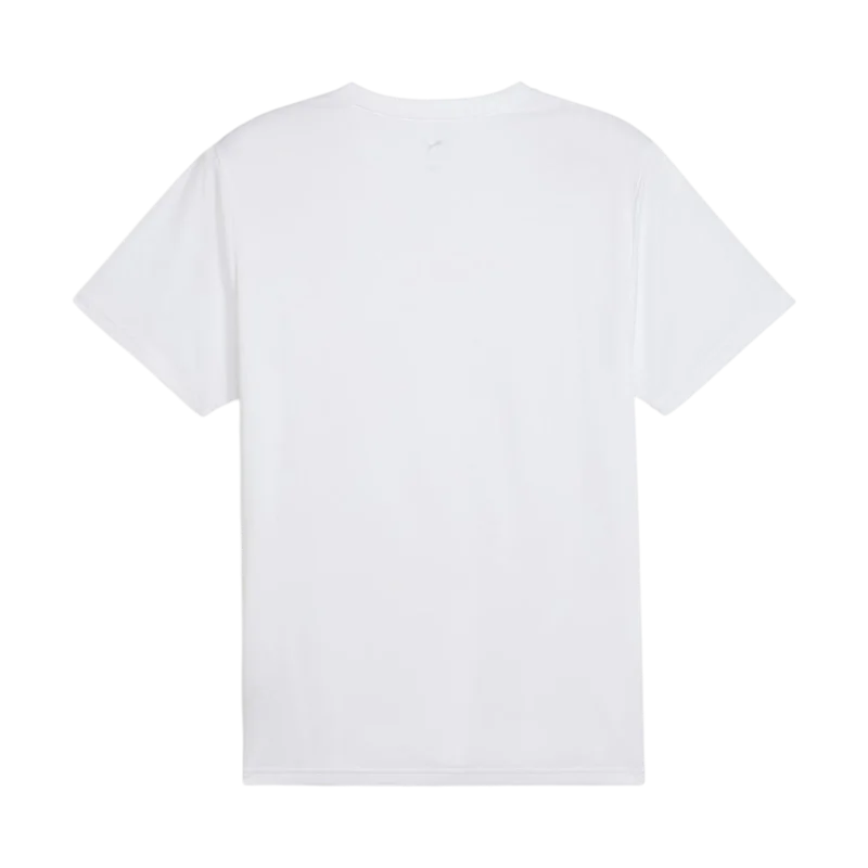 Puma Tad Ess Poly Texture Beyaz Erkek Tshirt - 5