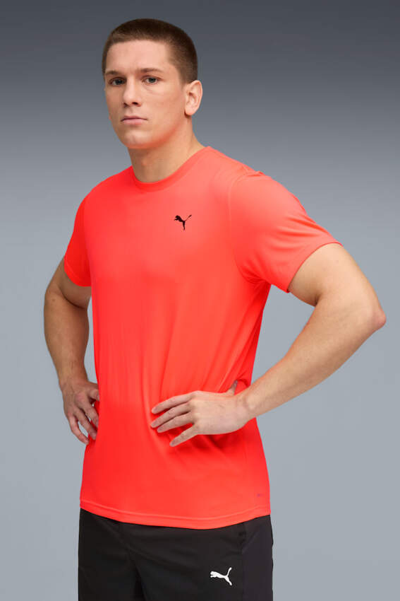 Puma Tad Essantial Solid Cat Kırmızı Erkek Tshirt - 1