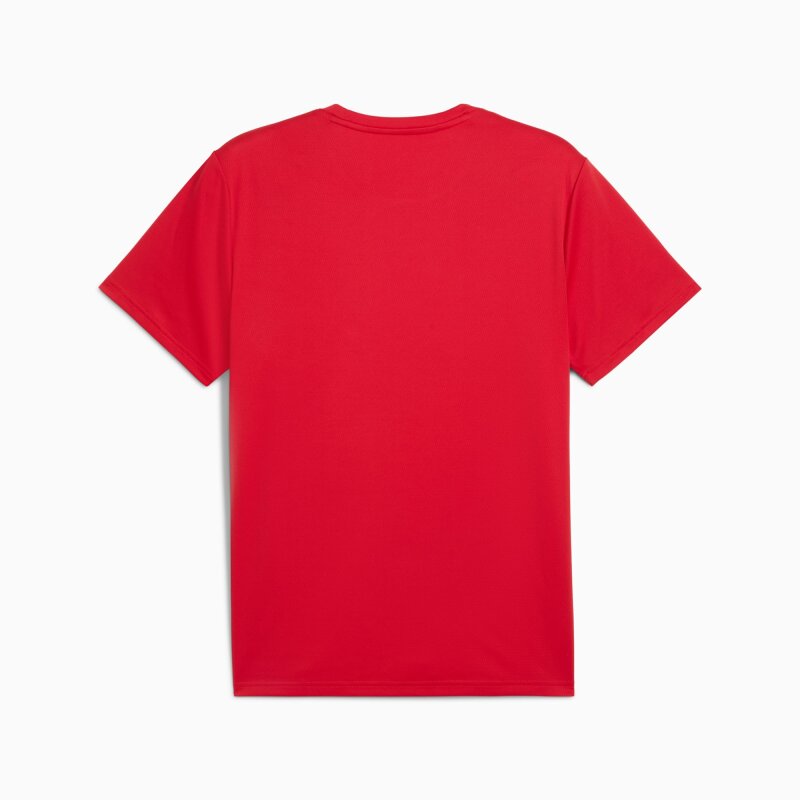 Puma Tad Essential Poly Texture Kırmızı Erkek Tshirt - 2