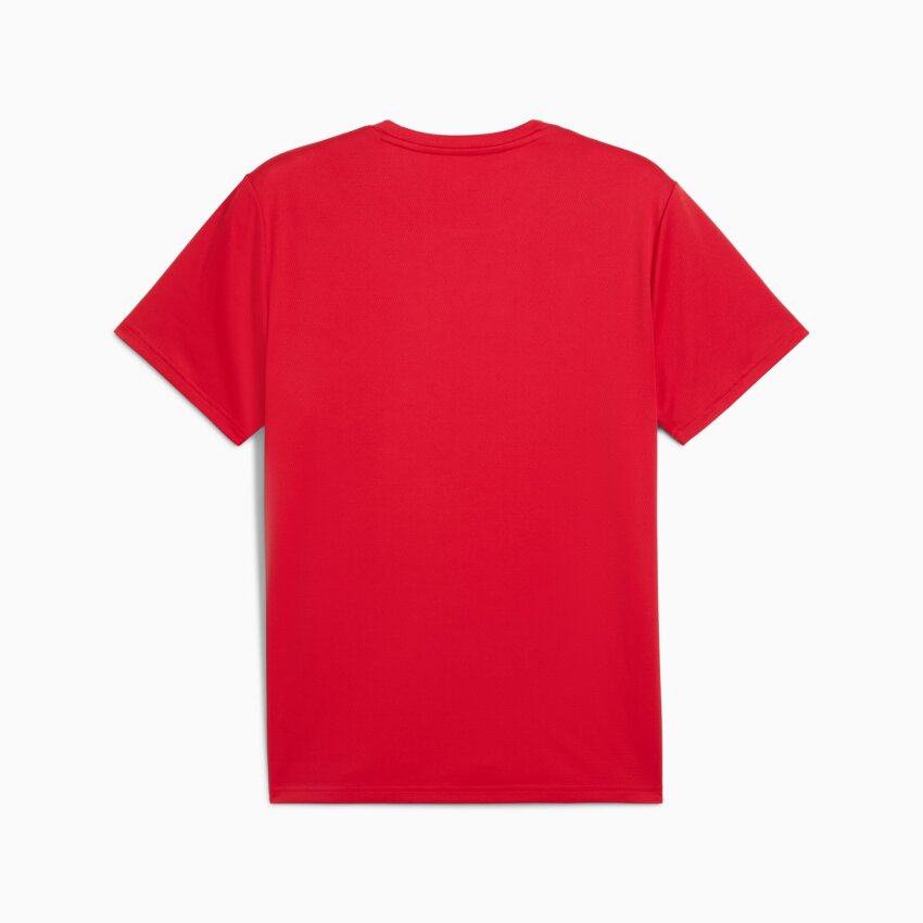 Puma Tad Essential Poly Texture Kırmızı Erkek Tshirt - 2