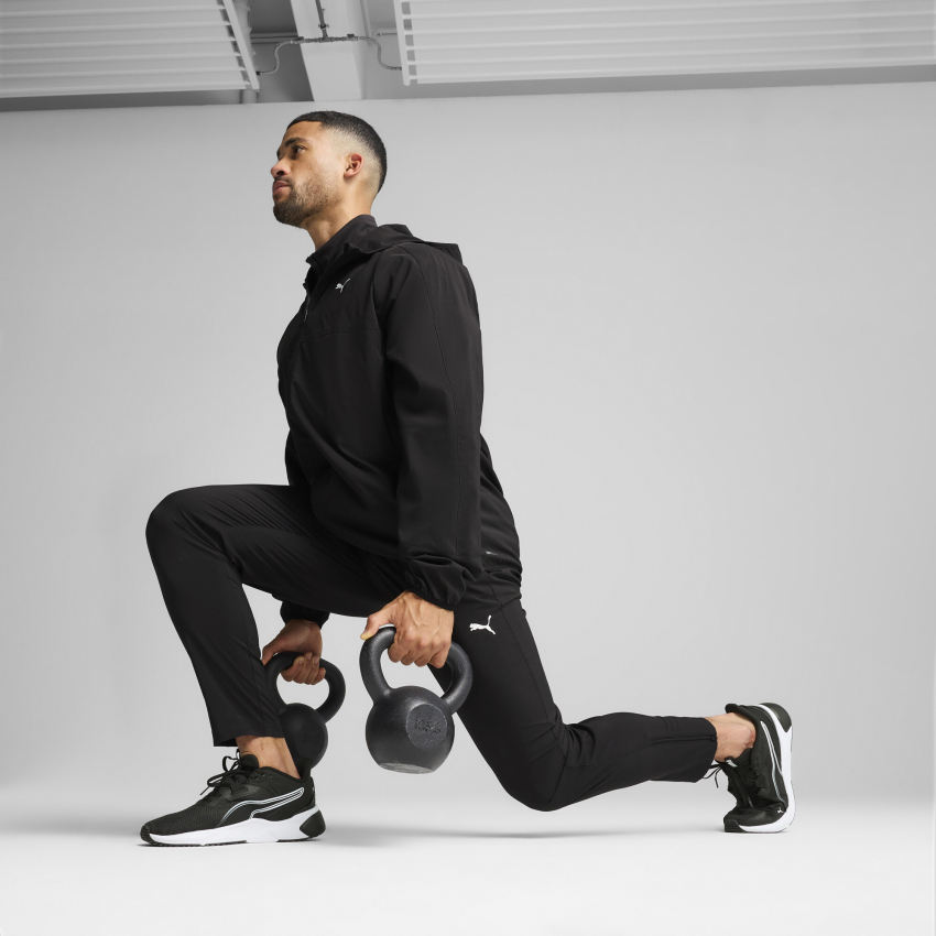 Puma Tad Tech Woven Full Zip Siyah Erkek Eşofman Üstü - 3