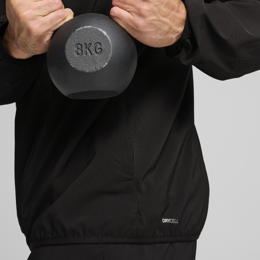 Puma Tad Tech Woven Full Zip Siyah Erkek Eşofman Üstü - 5