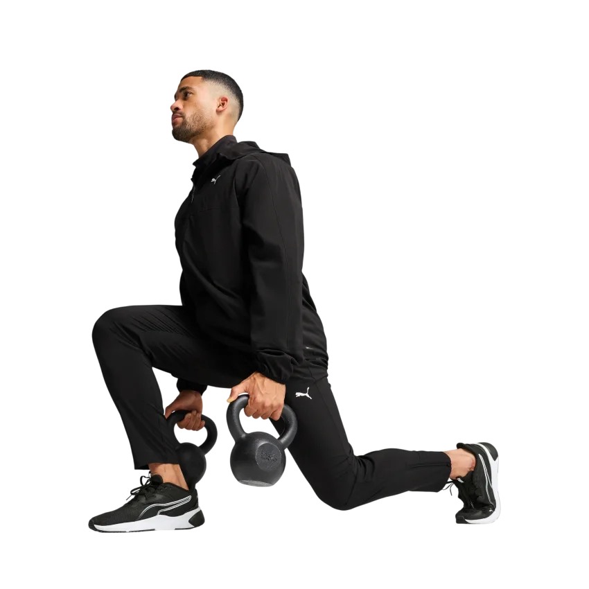 Puma Tad Tech Woven Full Zip Siyah Erkek Eşofman Üstü - 3