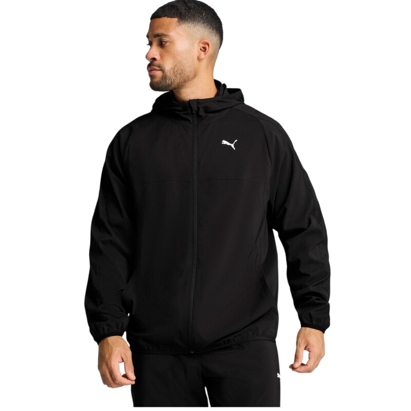 Puma Tad Tech Woven Full Zip Siyah Erkek Eşofman Üstü - 1