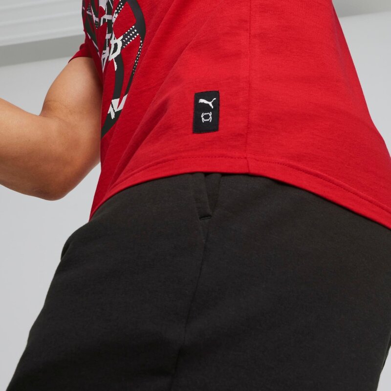 Puma The Hooper Tee 1 KIRMIZI Erkek Tshirt - 3