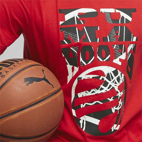 Puma The Hooper Tee 1 KIRMIZI Erkek Tshirt - 4