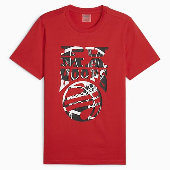 Puma The Hooper Tee 1 KIRMIZI Erkek Tshirt - 6