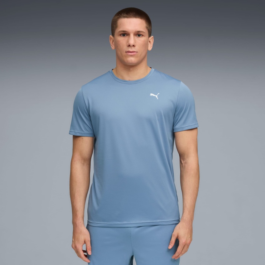 Puma Train All Day Essential Mavi Erkek Tshirt - 1