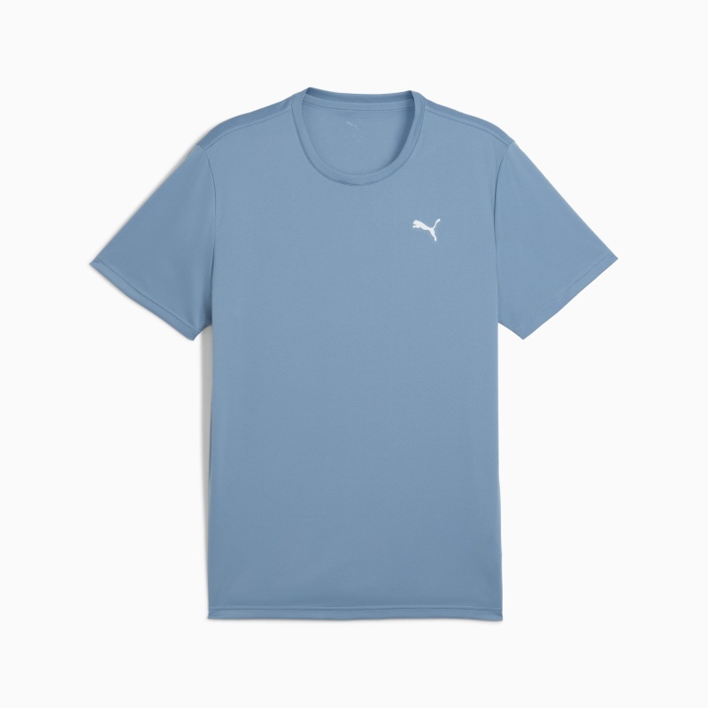 Puma Train All Day Essential Mavi Erkek Tshirt - 4