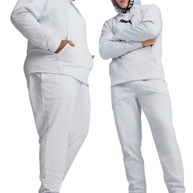 Puma Train Power Fleece Hoodie Gri Erkek Sweatshirt - 2