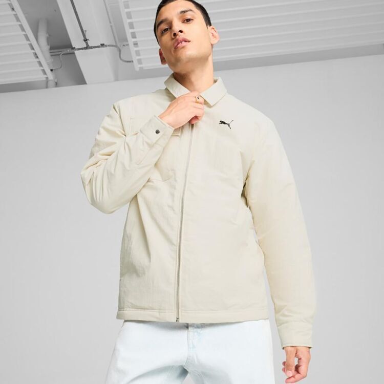 Puma Transeasonal Shirt Bej Erkek Mont - Puma