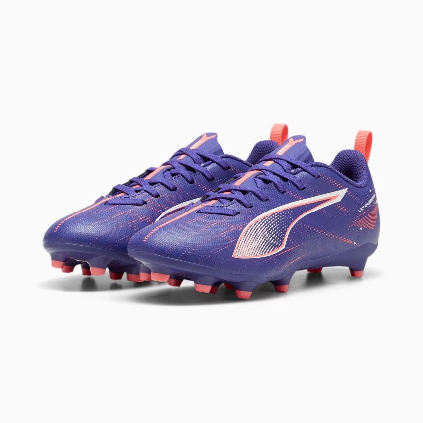 Puma Ultra 5 Play FG/AG Jr Mavi Çocuk Krampon - 4