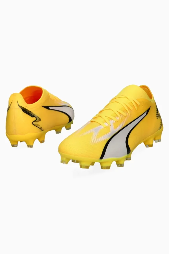 Puma Ultra Match FG/AG Sarı Erkek Krampon - 4