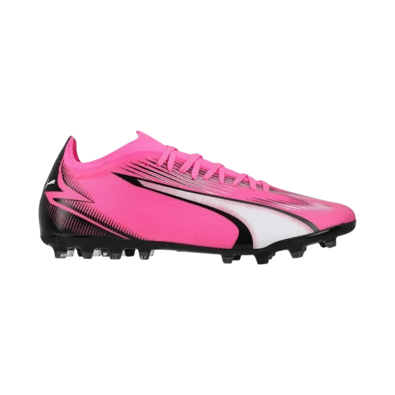 Puma Ultra Match MG Pembe Erkek Krampon - 1