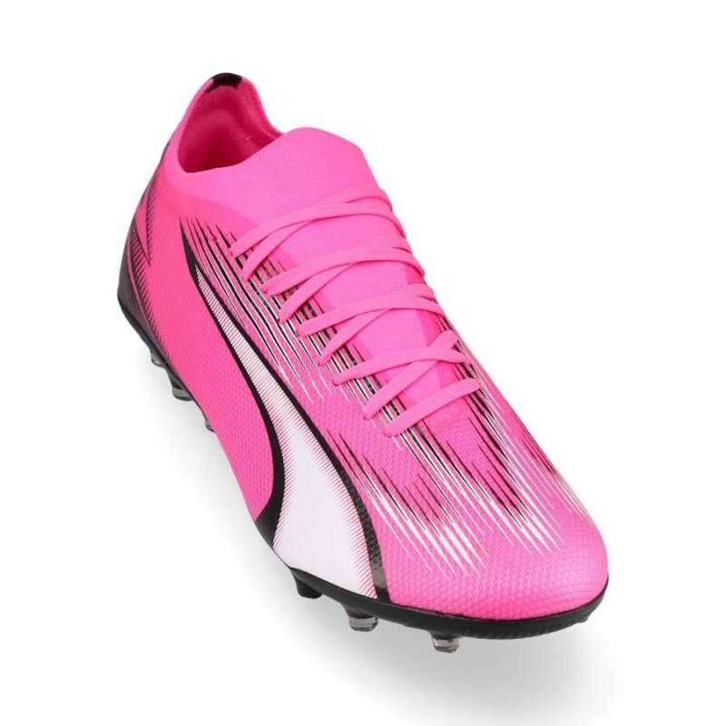 Puma Ultra Match MG Pembe Erkek Krampon - 4
