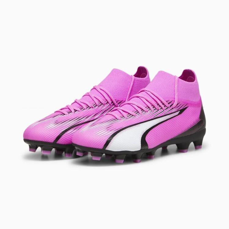 Puma Ultra Pro FG/AG Jr Pembe Çocuk Krampon - 4