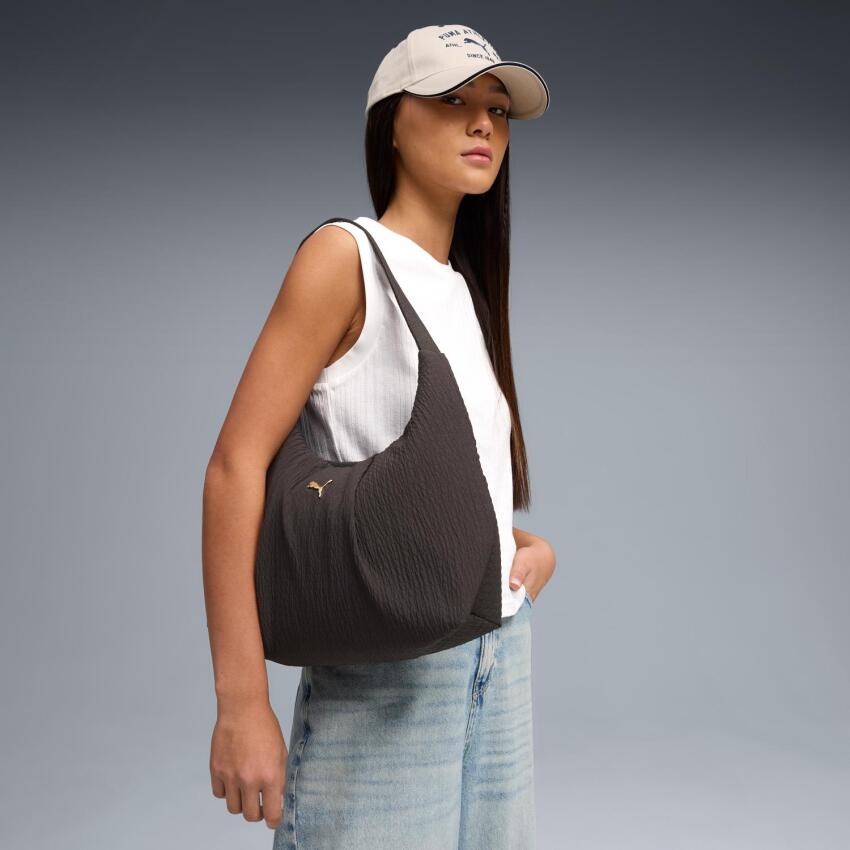 Puma Up Slouchy Hobo Bag Siyah Kadın Omuz Çantası - 4