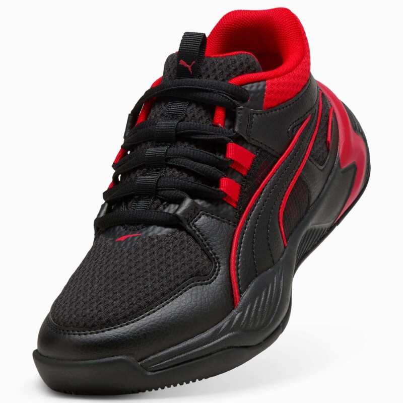 Puma Uproar JR Siyah-Kırmızı Çocuk Günlük Ayakkabı - 5