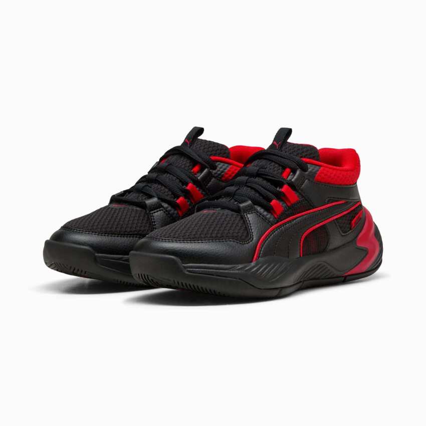 Puma Uproar JR Siyah-Kırmızı Çocuk Günlük Ayakkabı - 3