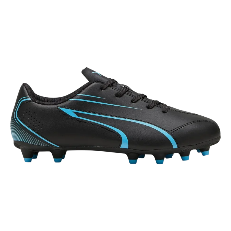 Puma Vitoria FG/AG Jr Siyah-Mavi Çocuk Krampon - 1