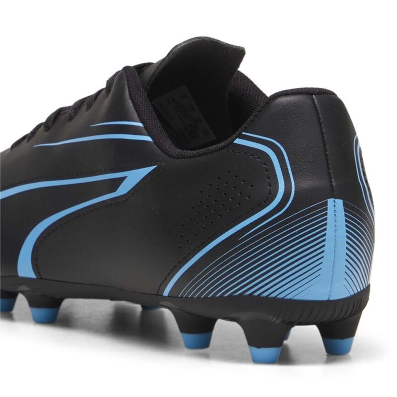 Puma Vitoria FG/AG Siyah-Mavi Erkek Krampon - 6