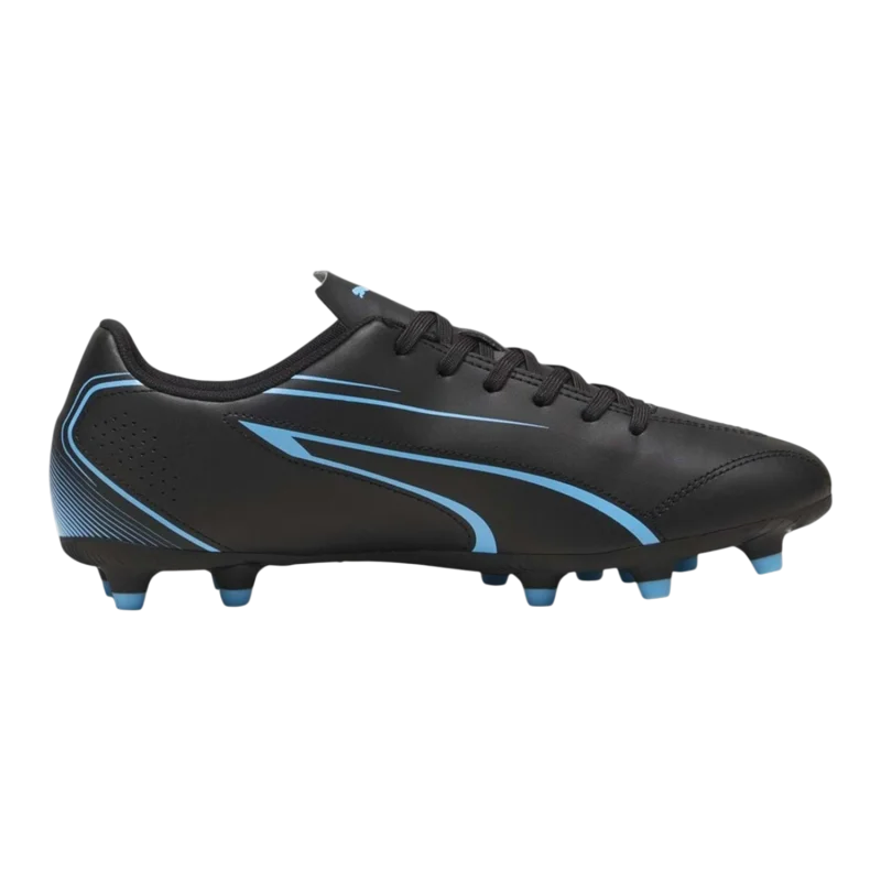 Puma Vitoria FG/AG Siyah-Mavi Erkek Krampon 