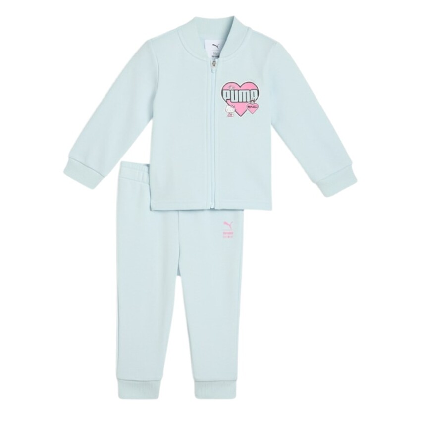 Puma X HK&FR Minicats Jogger Mavi Çocuk Eşofman Takımı - 1