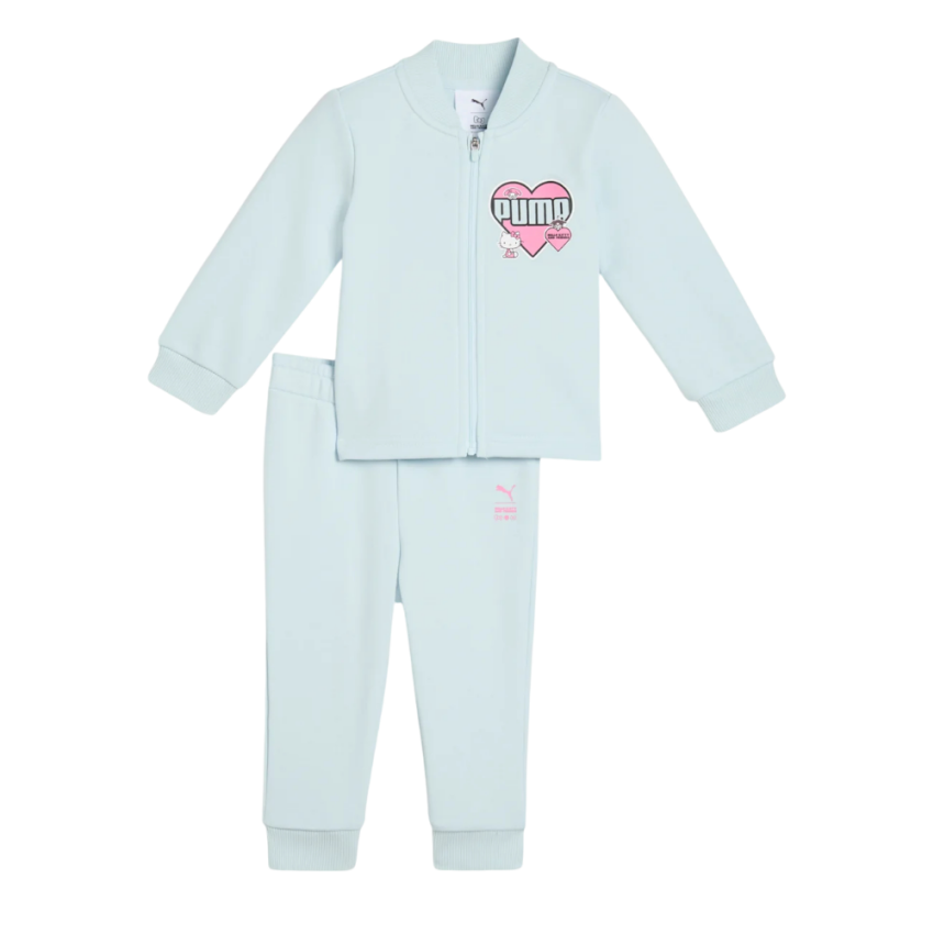 Puma X HK&FR Minicats Jogger Mavi Çocuk Eşofman Takımı - 1