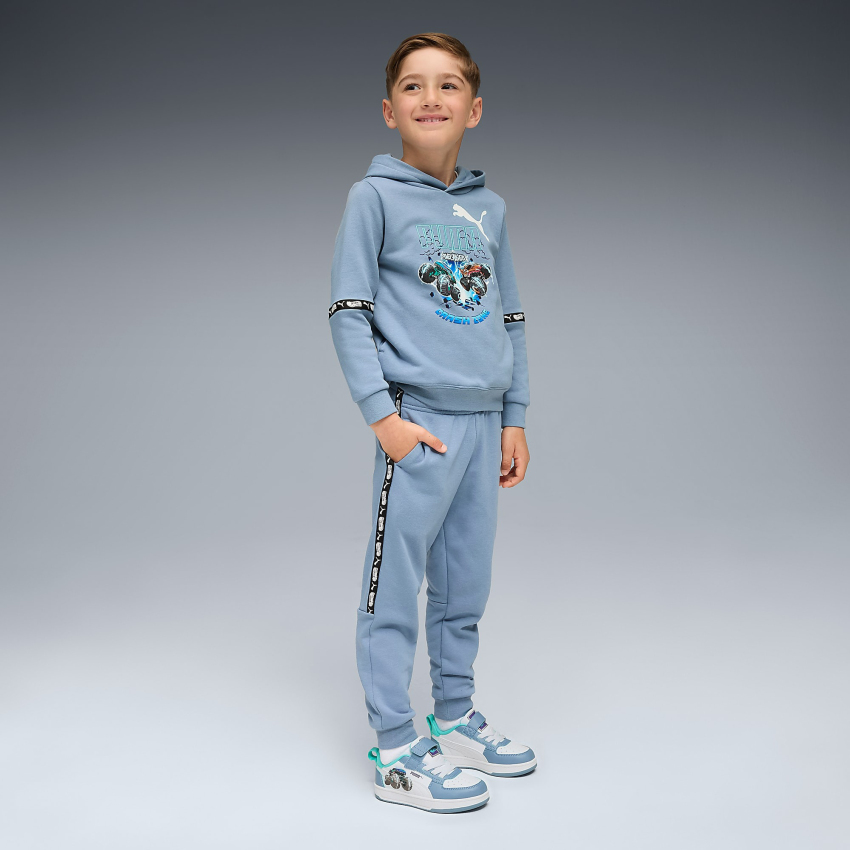 Puma X Hot Wheels Mavi Çocuk Eşofman Altı - 3