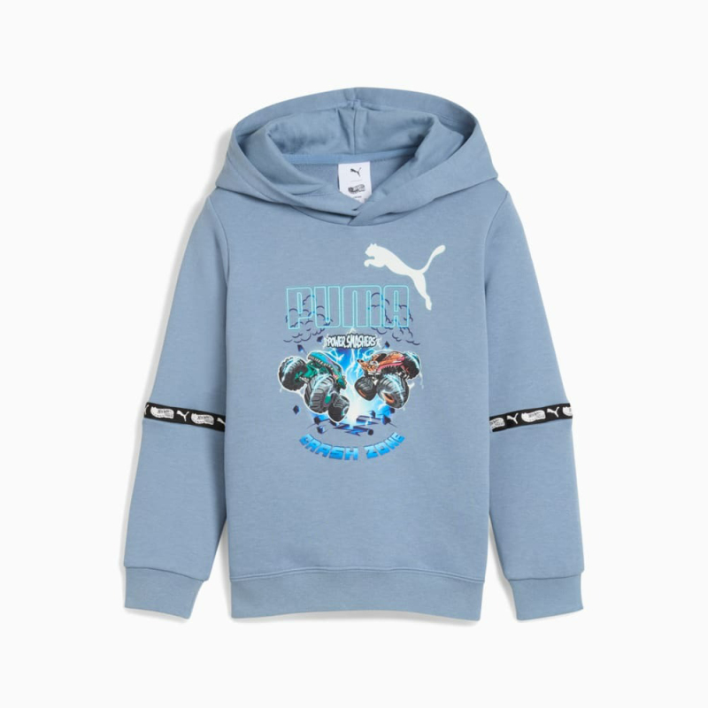 Puma X Hot Wheels Mavi Çocuk Sweatshirt - 4
