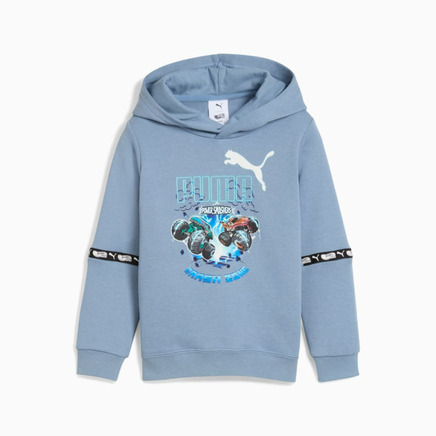 Puma X Hot Wheels Mavi Çocuk Sweatshirt - 4