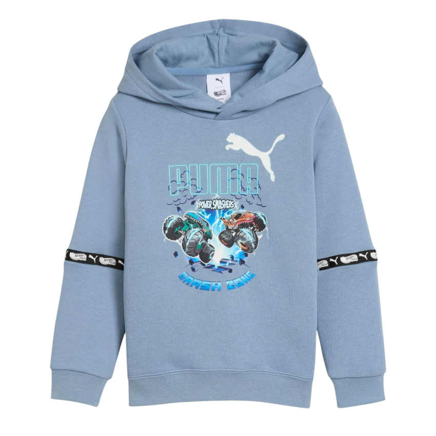 Puma X Hot Wheels Mavi Çocuk Sweatshirt - 3