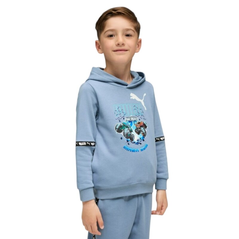 Puma X Hot Wheels Mavi Çocuk Sweatshirt - Puma