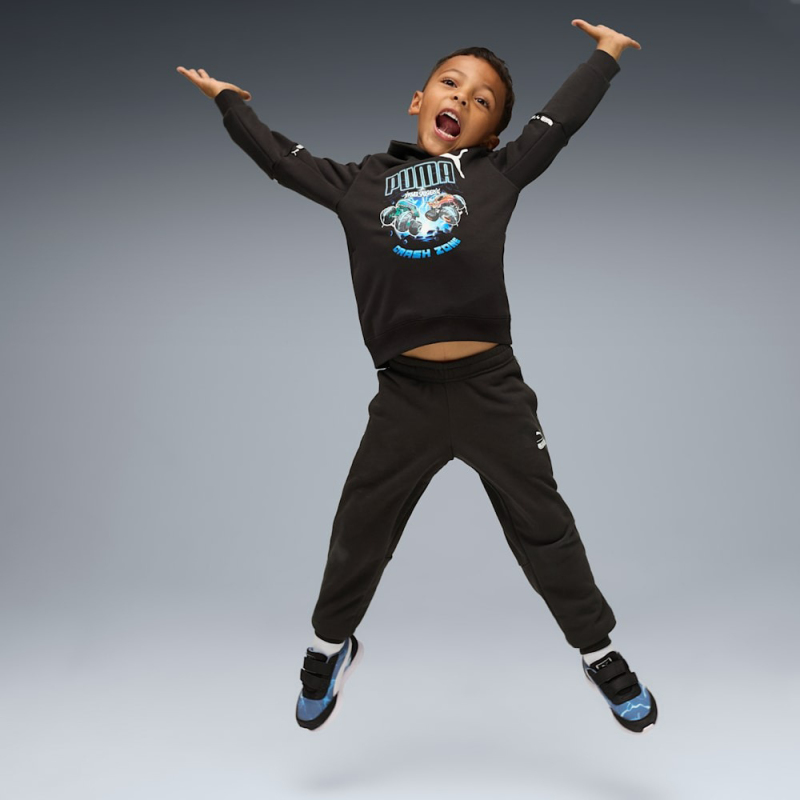 Puma X Hot Wheels Siyah Çocuk Sweatshirt - 3