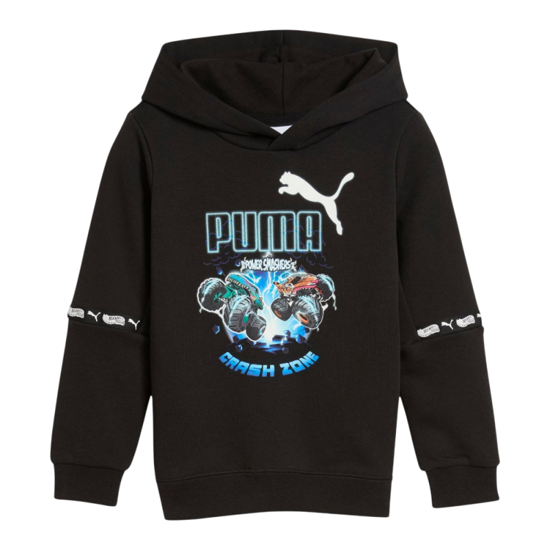 Puma X Hot Wheels Siyah Çocuk Sweatshirt - 3