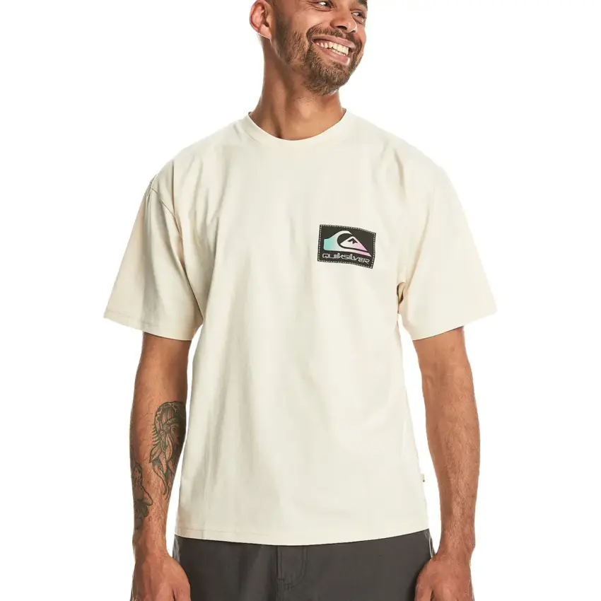 Quiksilver BACK FLASH SS BEYAZ Erkek Tshirt - 3
