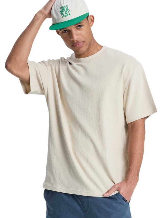 Quiksilver Bayi Beyaz Erkek Tshirt - 1