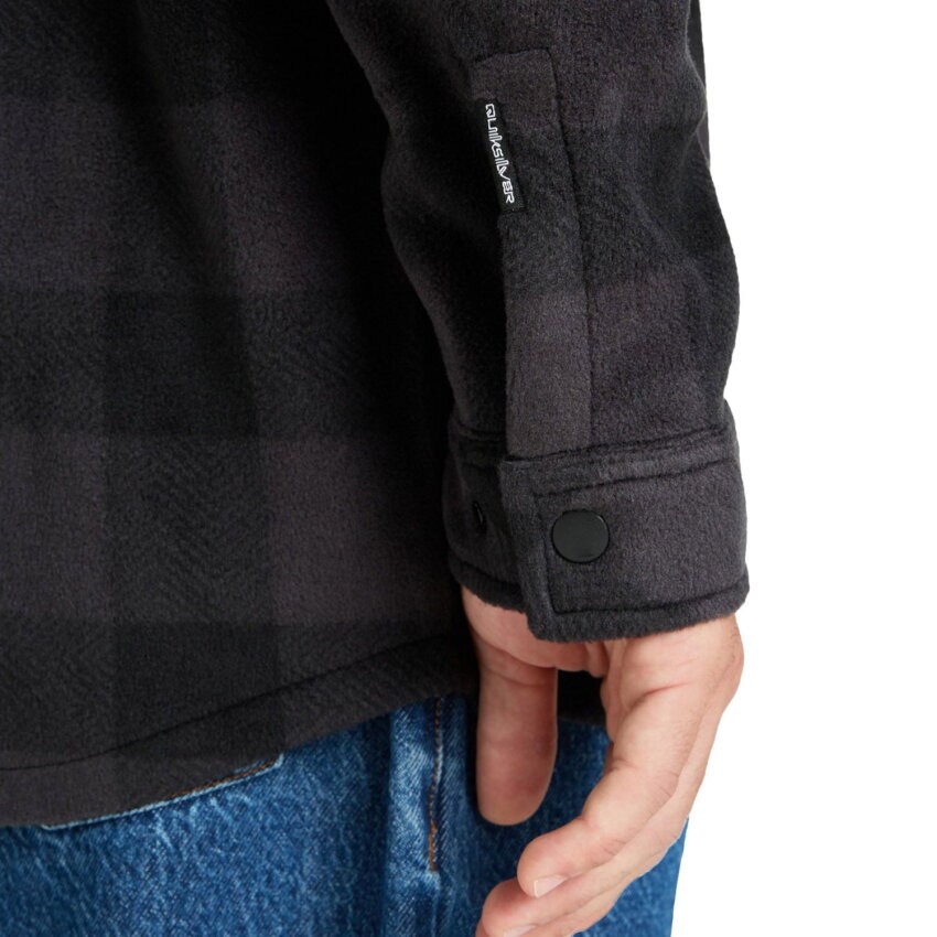 Quiksilver Bering Strait Check Antrasit Erkek Gömlek - 6