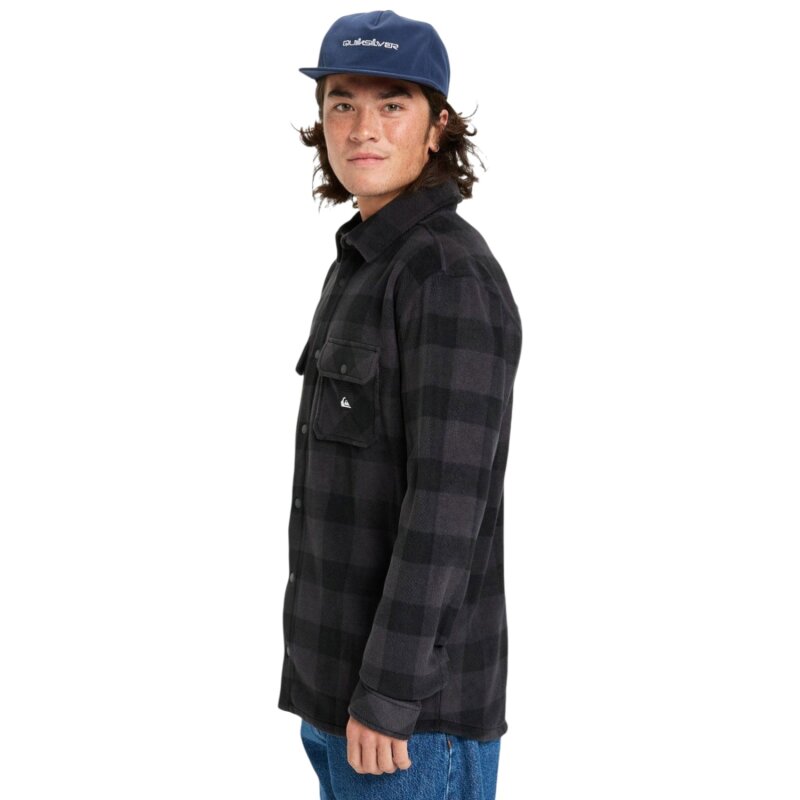Quiksilver Bering Strait Check Antrasit Erkek Gömlek - Quiksilver (1)