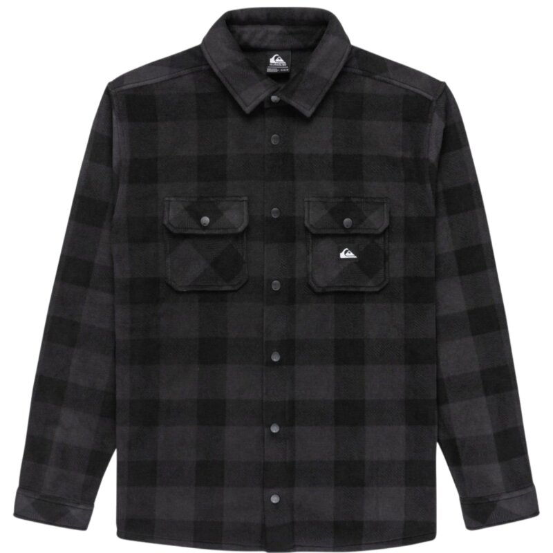 Quiksilver Bering Strait Check Antrasit Erkek Gömlek - 7